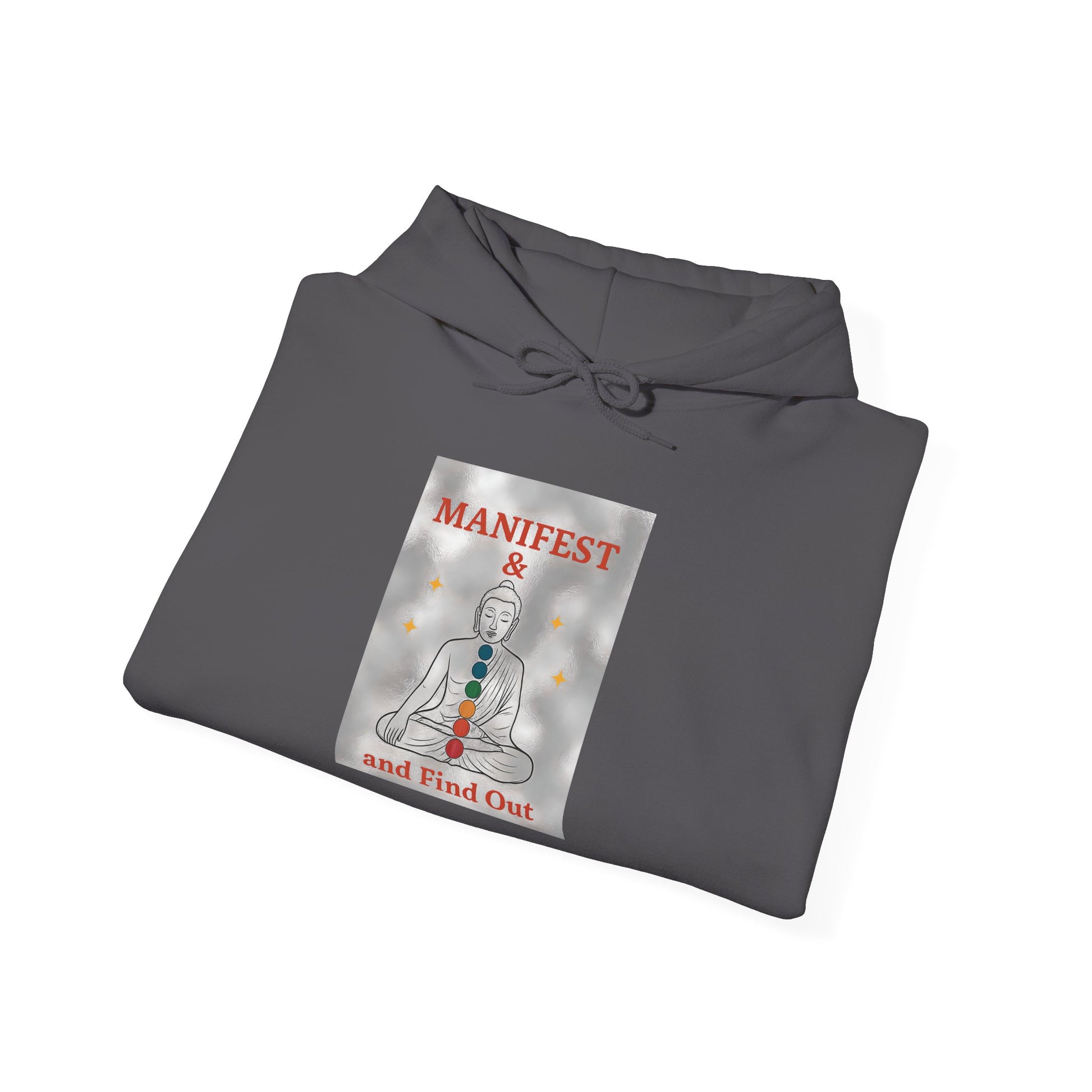 Manifest Your Dreams Hooded Sweatshirt, Cozy Unisex Sweatshirt, Inspirational Gift, Meditation Apparel, Spiritual Hoodies, Fashion for All