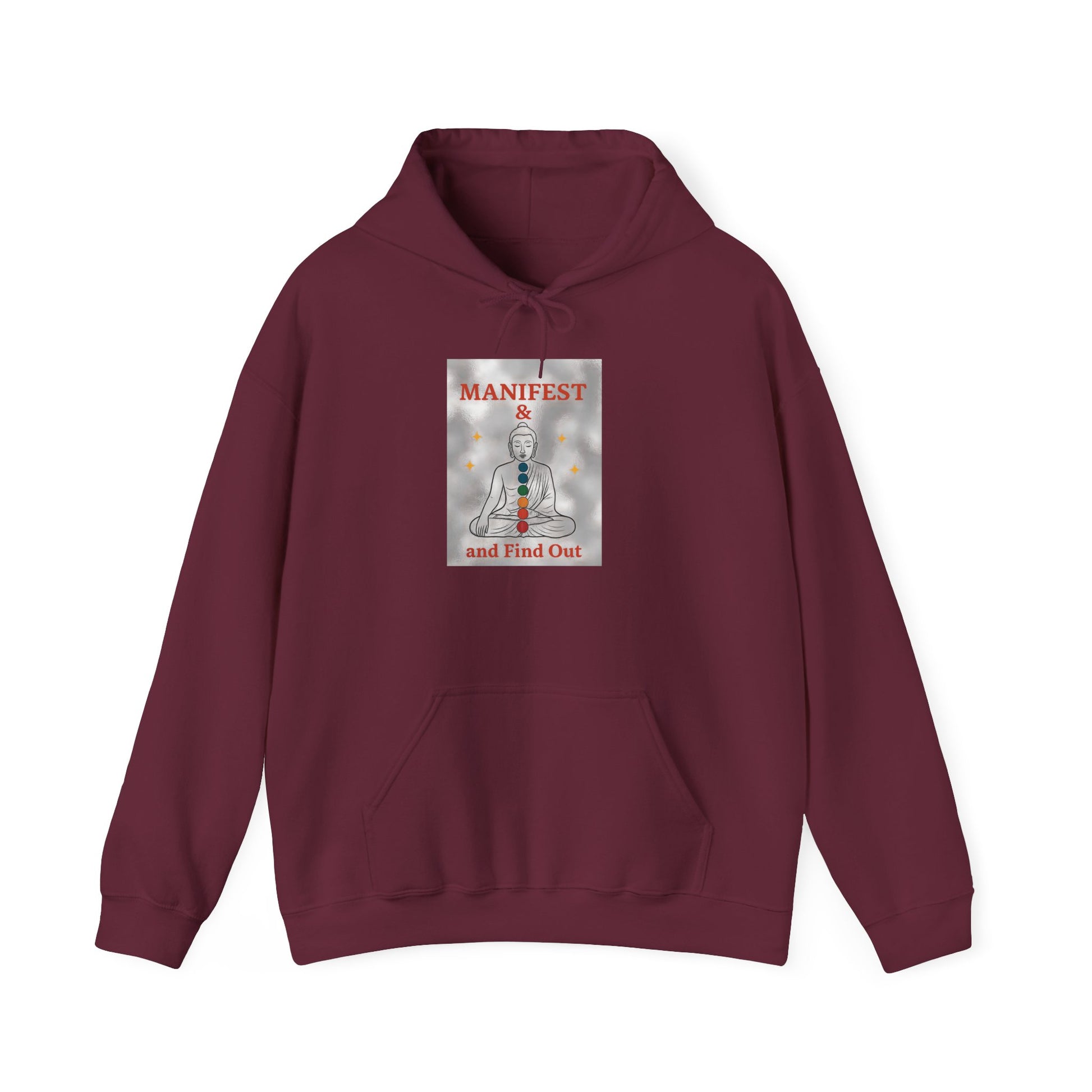 Manifest Your Dreams Hooded Sweatshirt, Cozy Unisex Sweatshirt, Inspirational Gift, Meditation Apparel, Spiritual Hoodies, Fashion for All