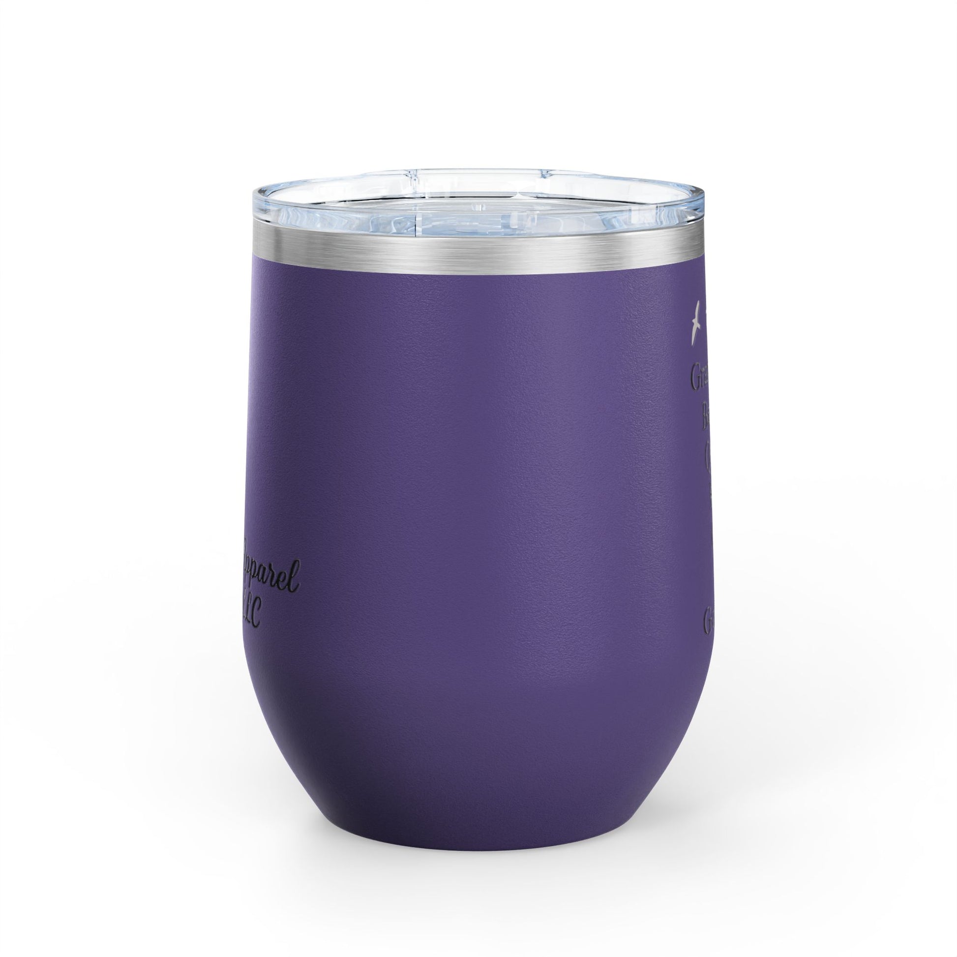 Elegant Insulated Wine Tumbler, Grand Rising Quotes, Gift for Her, Birthday, Bridal Shower, Relaxation, Outdoor Events