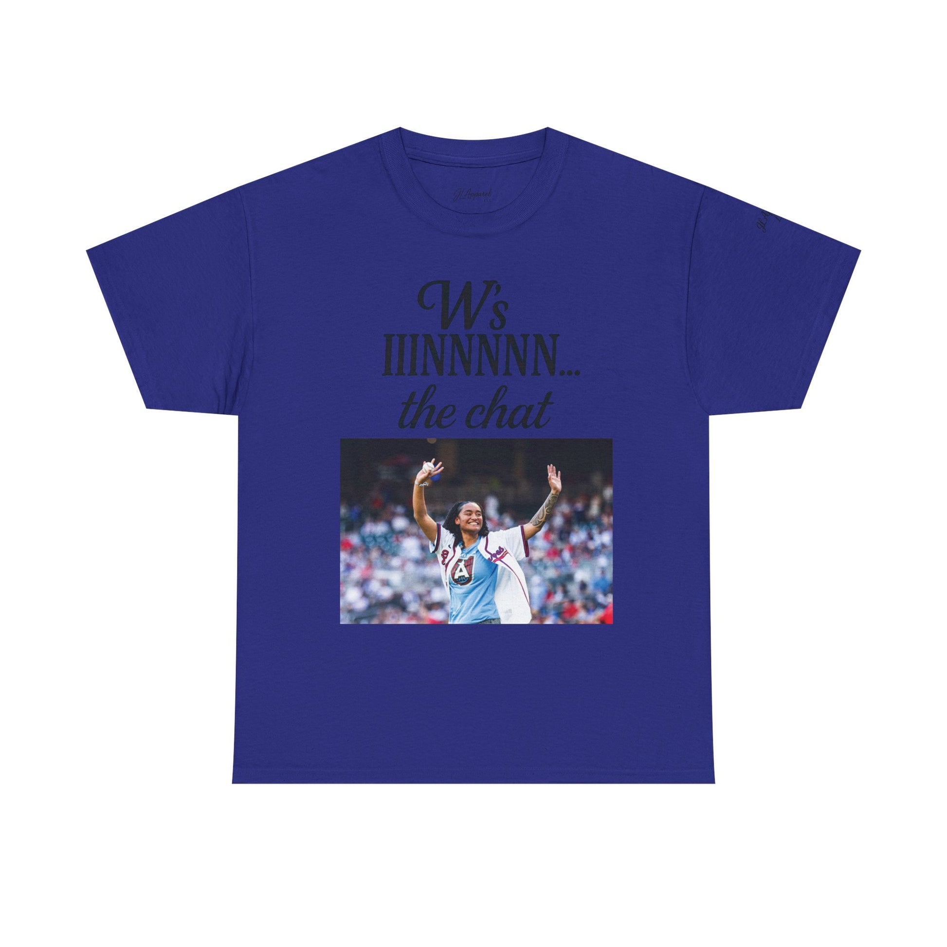 Unisex Heavy Cotton Tee - W’s IINNNNN... the chat, Atlanta Dream Fan Gear, Graphic Tee, Sports Apparel, Casual Wear, Gift for Fans