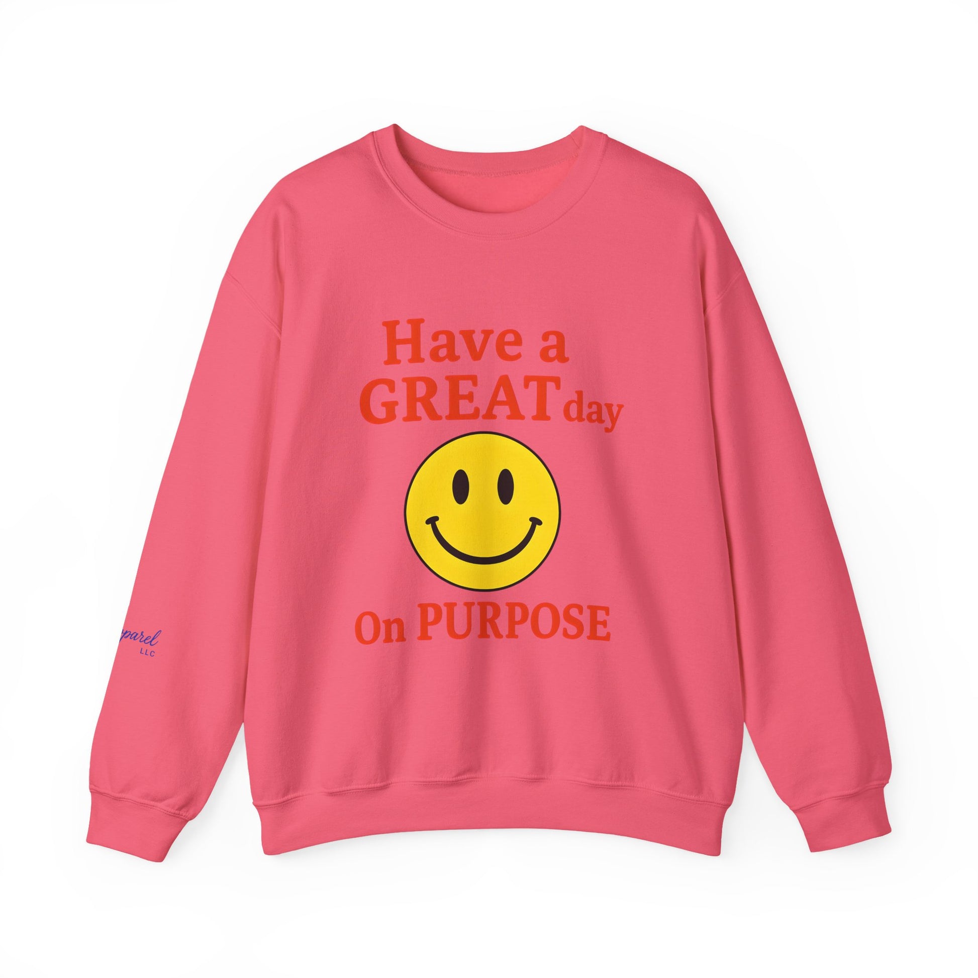 Happy Vibes Crewneck Sweatshirt, Motivational Gift, Feel-Good Fashion, Unisex Pullover, Casual Wear