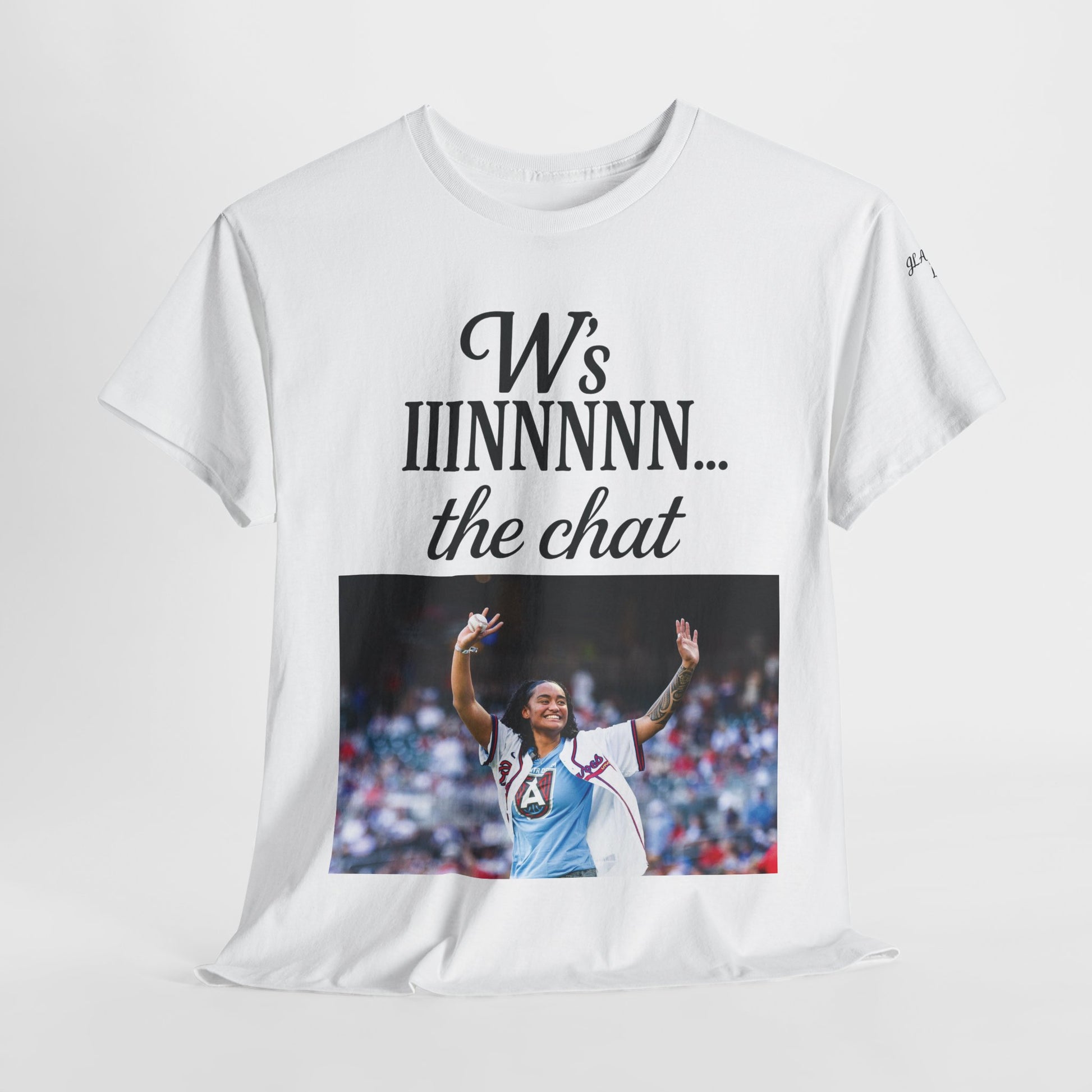 Unisex Heavy Cotton Tee - W’s IINNNNN... the chat, Atlanta Dream Fan Gear, Graphic Tee, Sports Apparel, Casual Wear, Gift for Fans