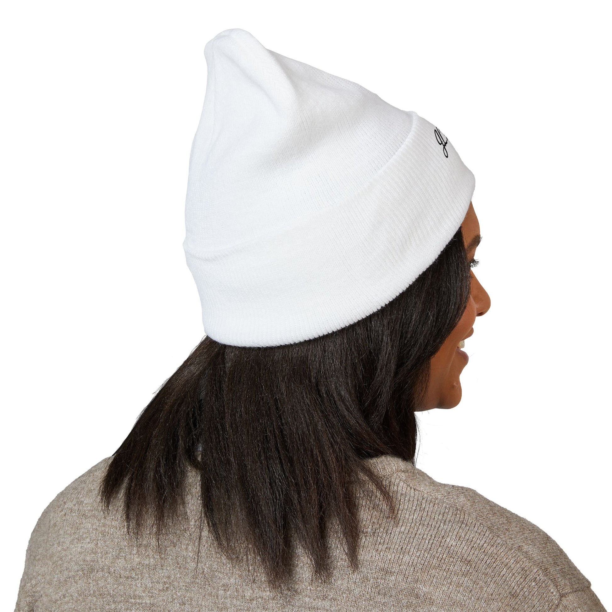 Classic Embroidered Cuffed Beanie for Cozy Style, Winter Gifts, Casual Wear, Personalized Beanie, Custom Headwear, Fashion Accessory
