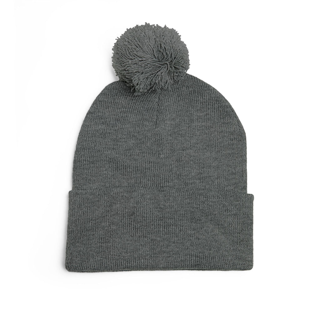 Cozy Pom-Pom Knit Cap - It's Not That Serious, Funny Winter Hat, Embroidered Beanie, Gift for Friends, Casual Style