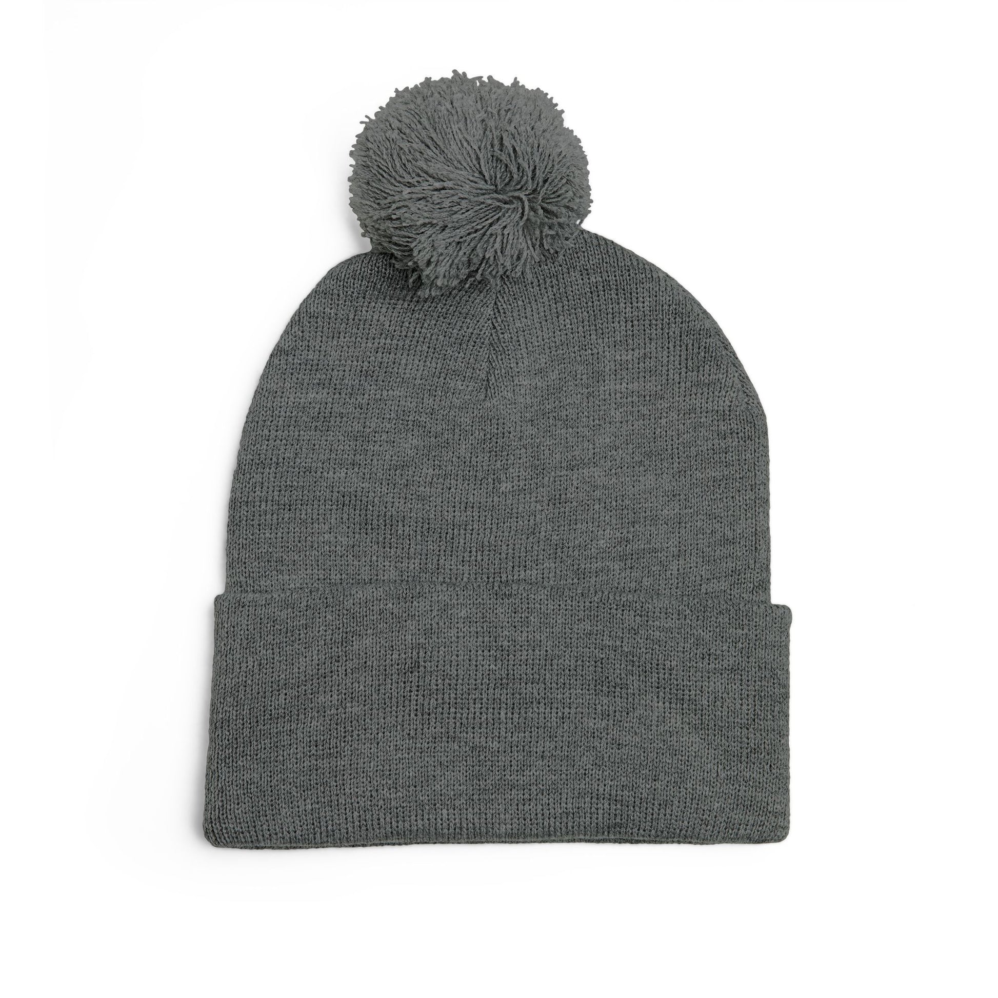Cozy Pom-Pom Knit Cap - It's Not That Serious, Funny Winter Hat, Embroidered Beanie, Gift for Friends, Casual Style