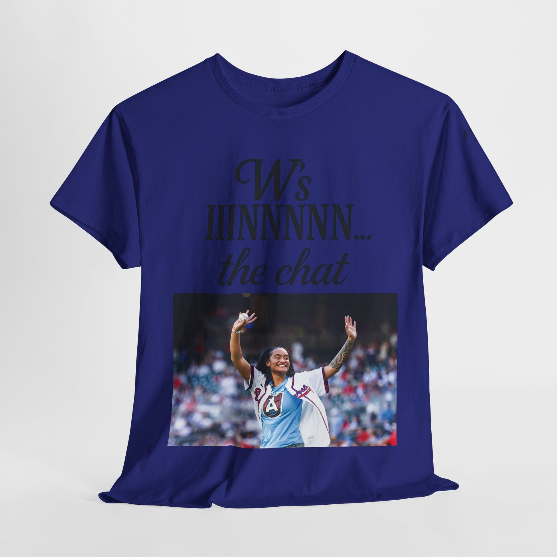 Unisex Heavy Cotton Tee - W’s IINNNNN... the chat, Atlanta Dream Fan Gear, Graphic Tee, Sports Apparel, Casual Wear, Gift for Fans