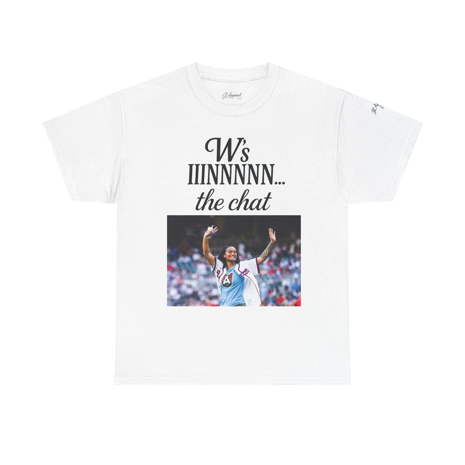 Unisex Heavy Cotton Tee - W’s IINNNNN... the chat, Atlanta Dream Fan Gear, Graphic Tee, Sports Apparel, Casual Wear, Gift for Fans