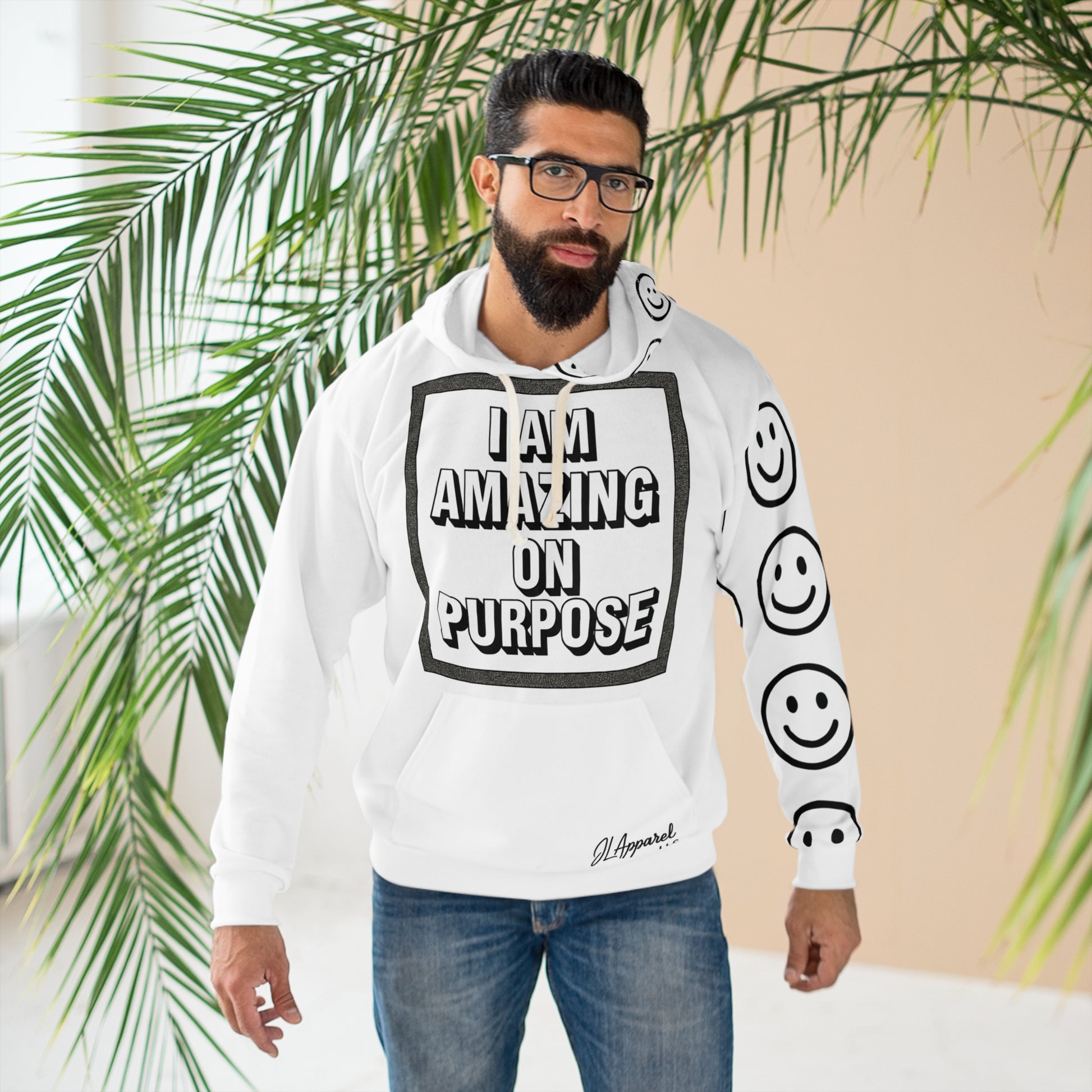 Inspirational Unisex Hoodie, Positive Vibes Sweatshirt, Motivational Fashion, Gift for Friends, Happy Attitude Fashion