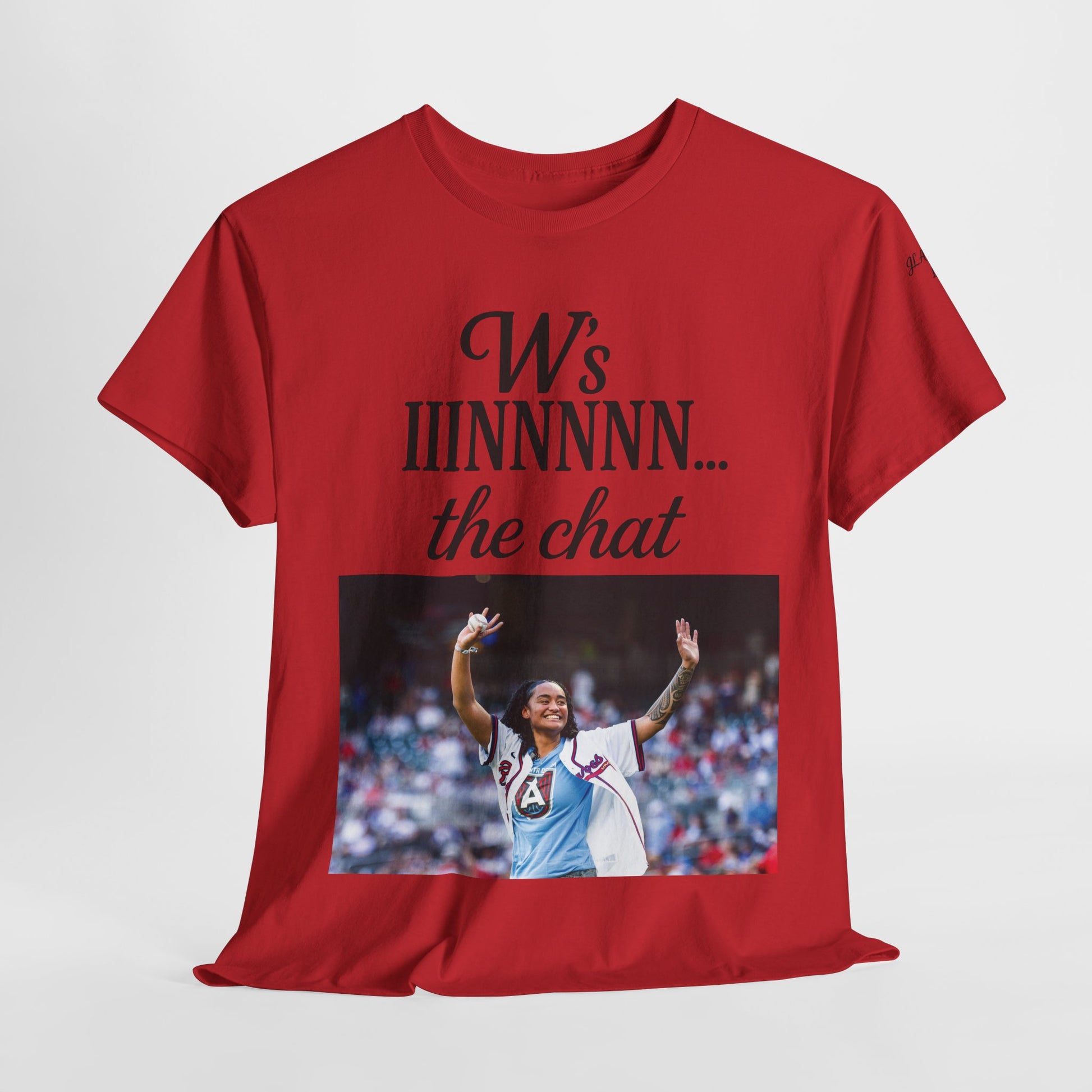 Unisex Heavy Cotton Tee - W’s IINNNNN... the chat, Atlanta Dream Fan Gear, Graphic Tee, Sports Apparel, Casual Wear, Gift for Fans