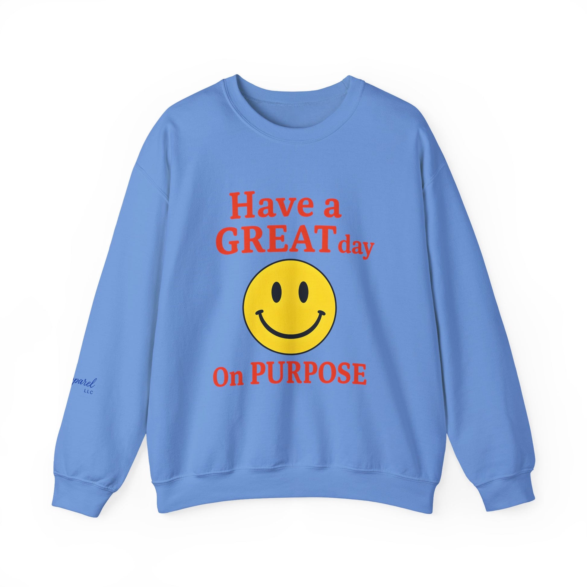 Happy Vibes Crewneck Sweatshirt, Motivational Gift, Feel-Good Fashion, Unisex Pullover, Casual Wear
