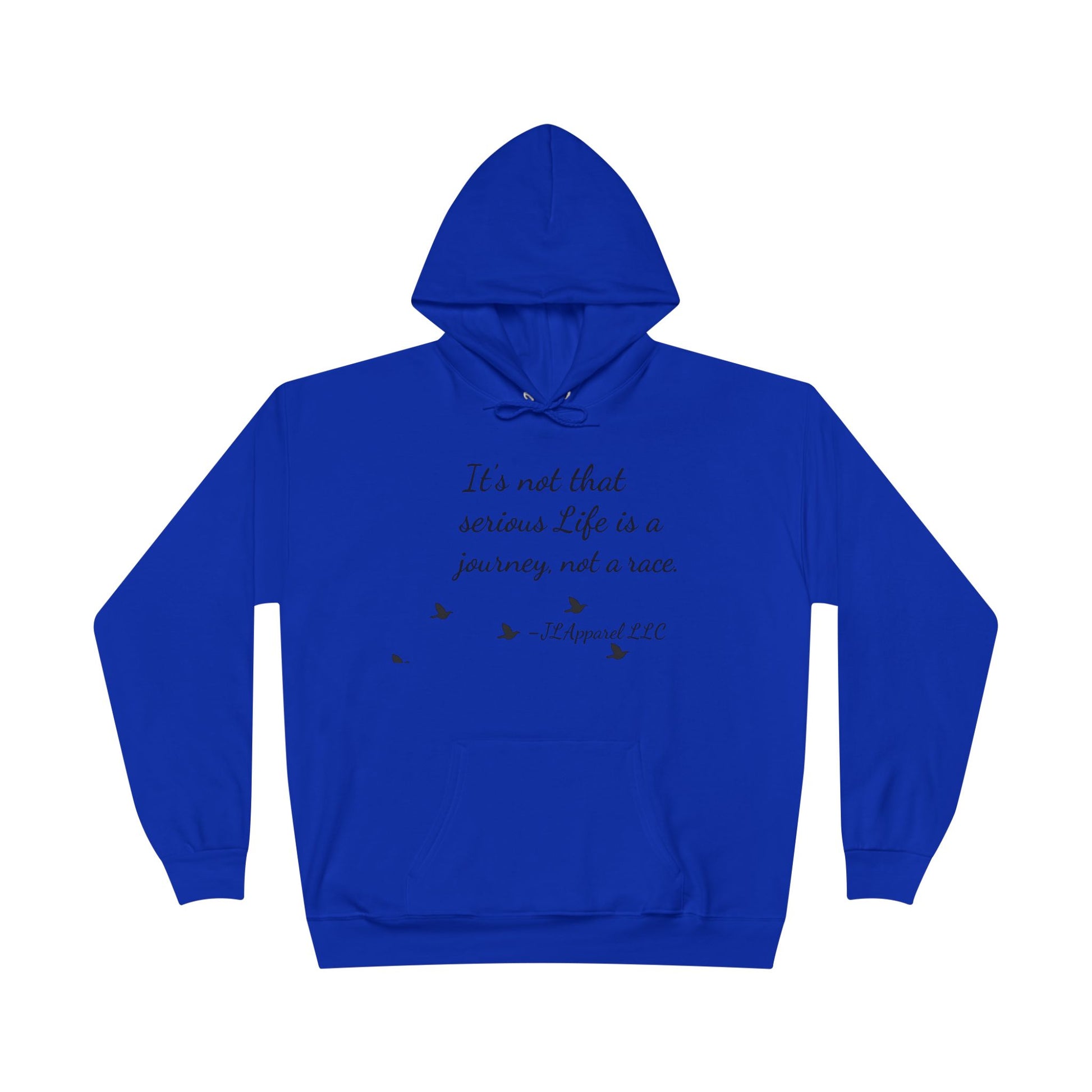 Inspirational Unisex Hoodie, Eco-Friendly Pullover, Cozy Journey Sweatshirt, Perfect Gift for Motivation, Casual Wear