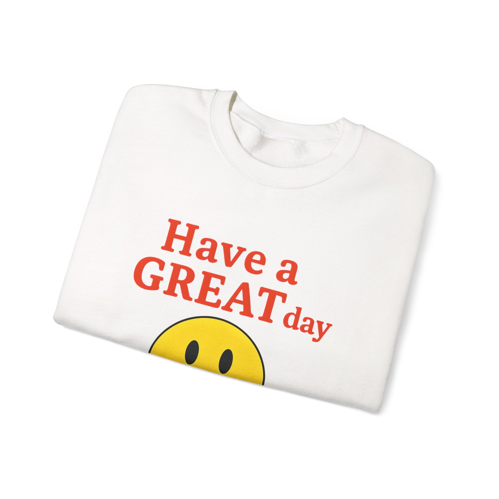 Happy Vibes Crewneck Sweatshirt, Motivational Gift, Feel-Good Fashion, Unisex Pullover, Casual Wear