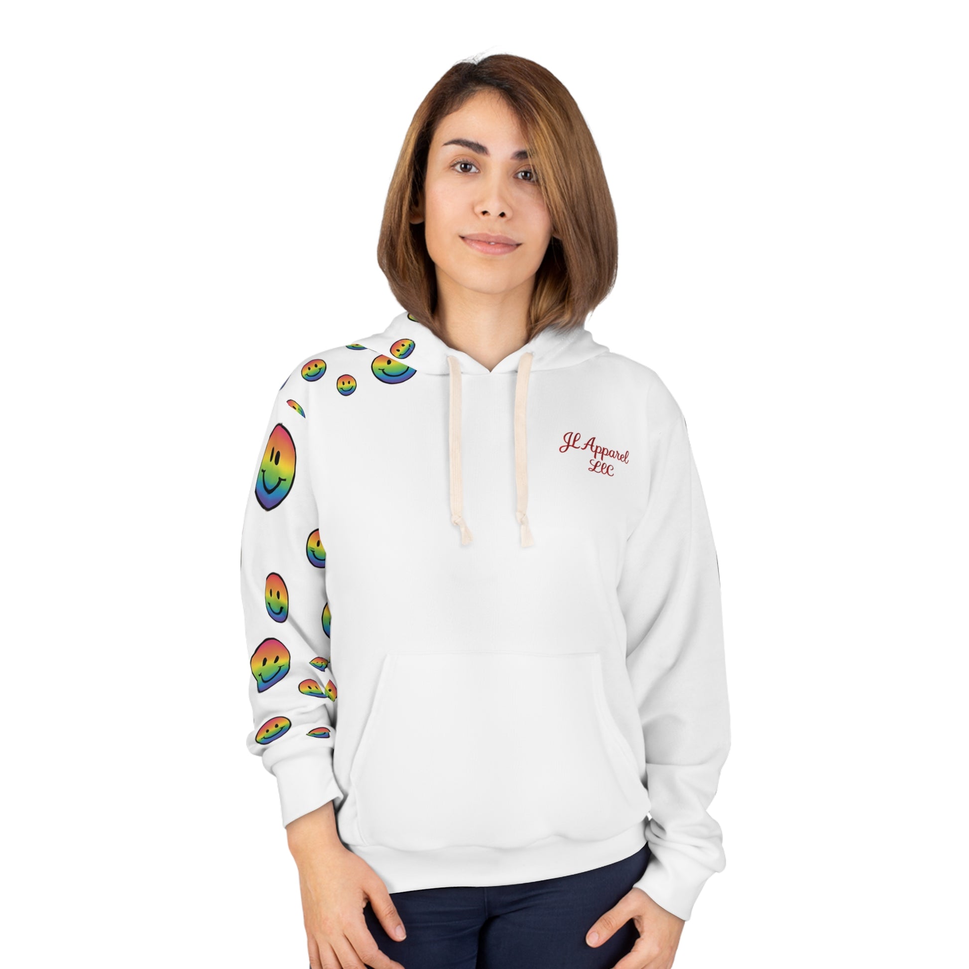 Positive Vibes Unisex Pullover Hoodie, Happy Hooded Sweatshirt, Gift for Friends, Fun Fashion, Everyday Comfort