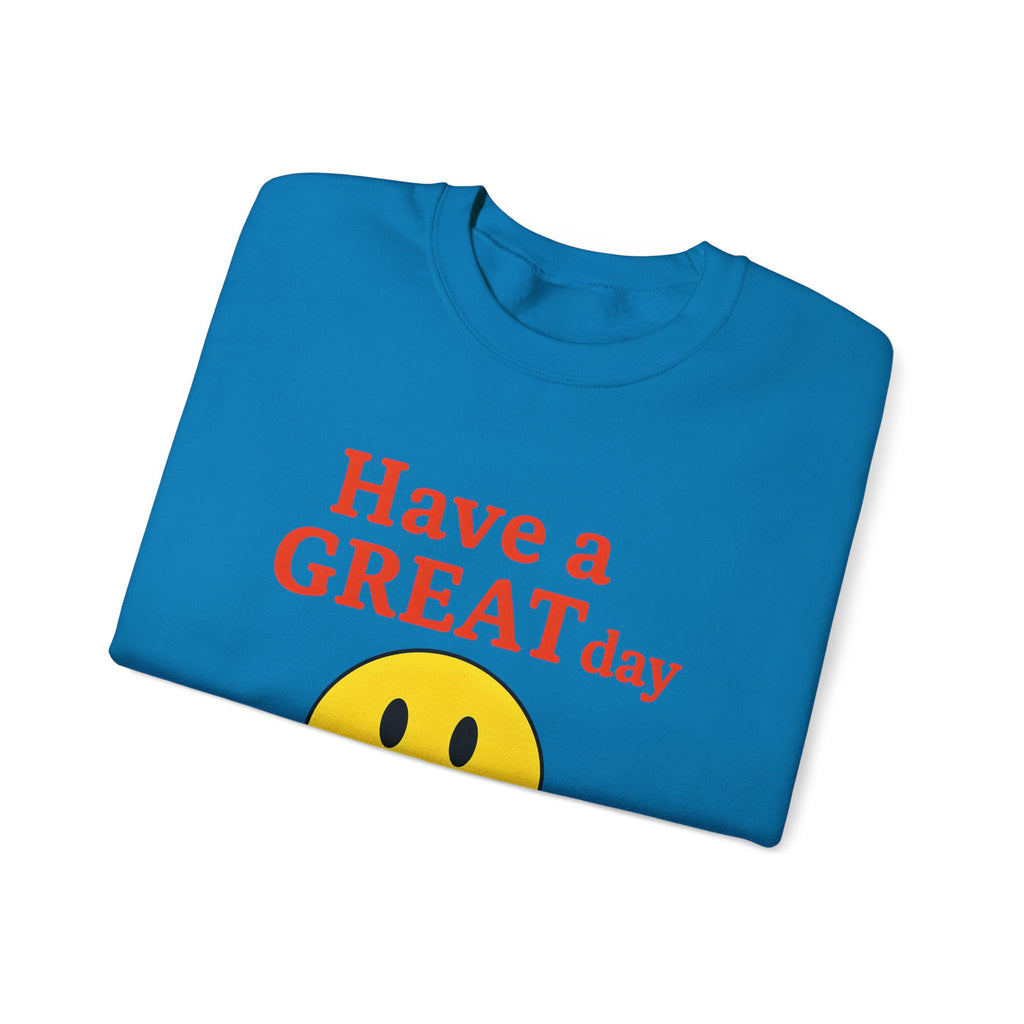 Happy Vibes Crewneck Sweatshirt, Motivational Gift, Feel-Good Fashion, Unisex Pullover, Casual Wear