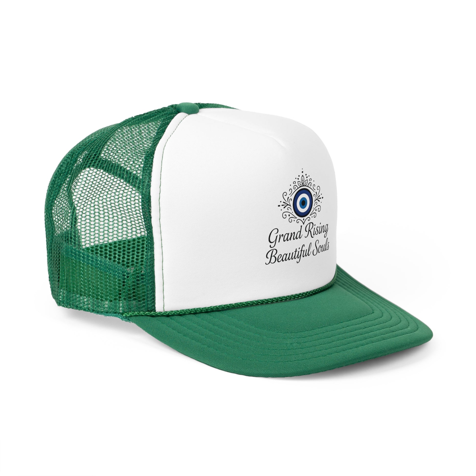 Grand Rising Beautiful Souls Trucker Cap, Inspirational Snapback Hat, Spiritual Gifts, Bohemian Style Cap, Unique Outdoors Headwear