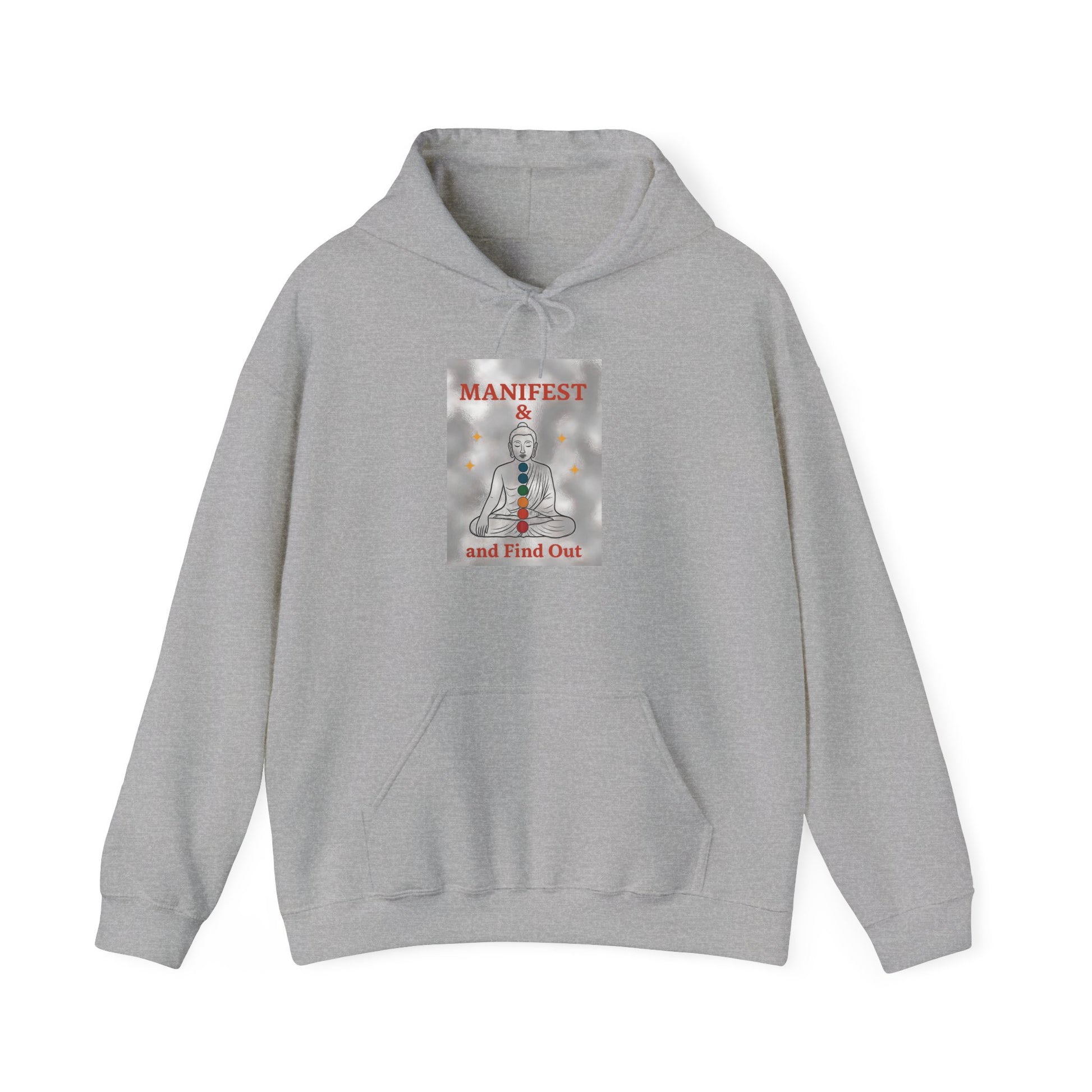 Manifest Your Dreams Hooded Sweatshirt, Cozy Unisex Sweatshirt, Inspirational Gift, Meditation Apparel, Spiritual Hoodies, Fashion for All