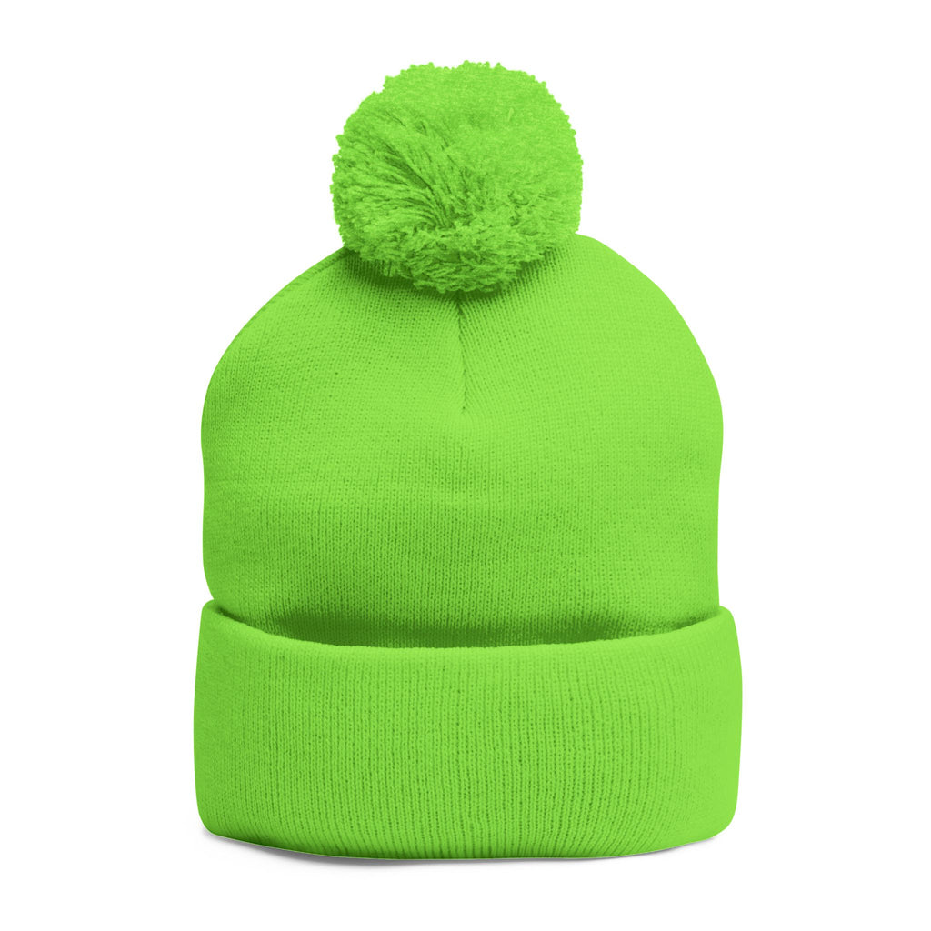Cozy Pom-Pom Knit Cap - It's Not That Serious, Funny Winter Hat, Embroidered Beanie, Gift for Friends, Casual Style