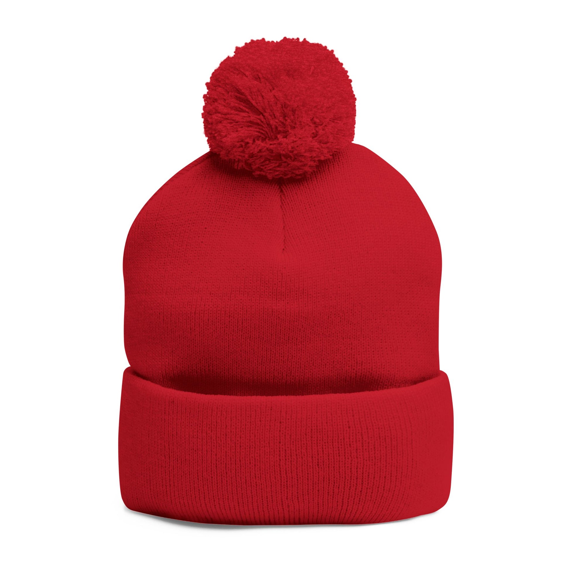 Cozy Pom-Pom Knit Cap - It's Not That Serious, Funny Winter Hat, Embroidered Beanie, Gift for Friends, Casual Style
