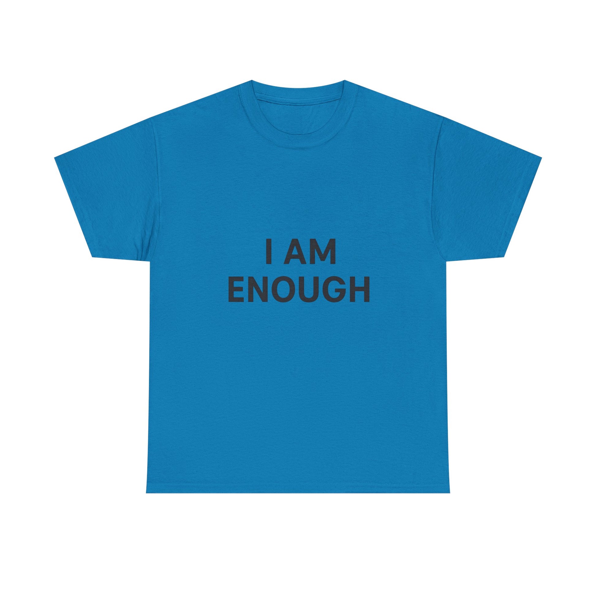 Empowering Unisex Heavy Cotton Tee - I Am Enough, Affirmation Shirt, Motivational T-Shirt, Gift for Self-Love, Casual Everyday Tee