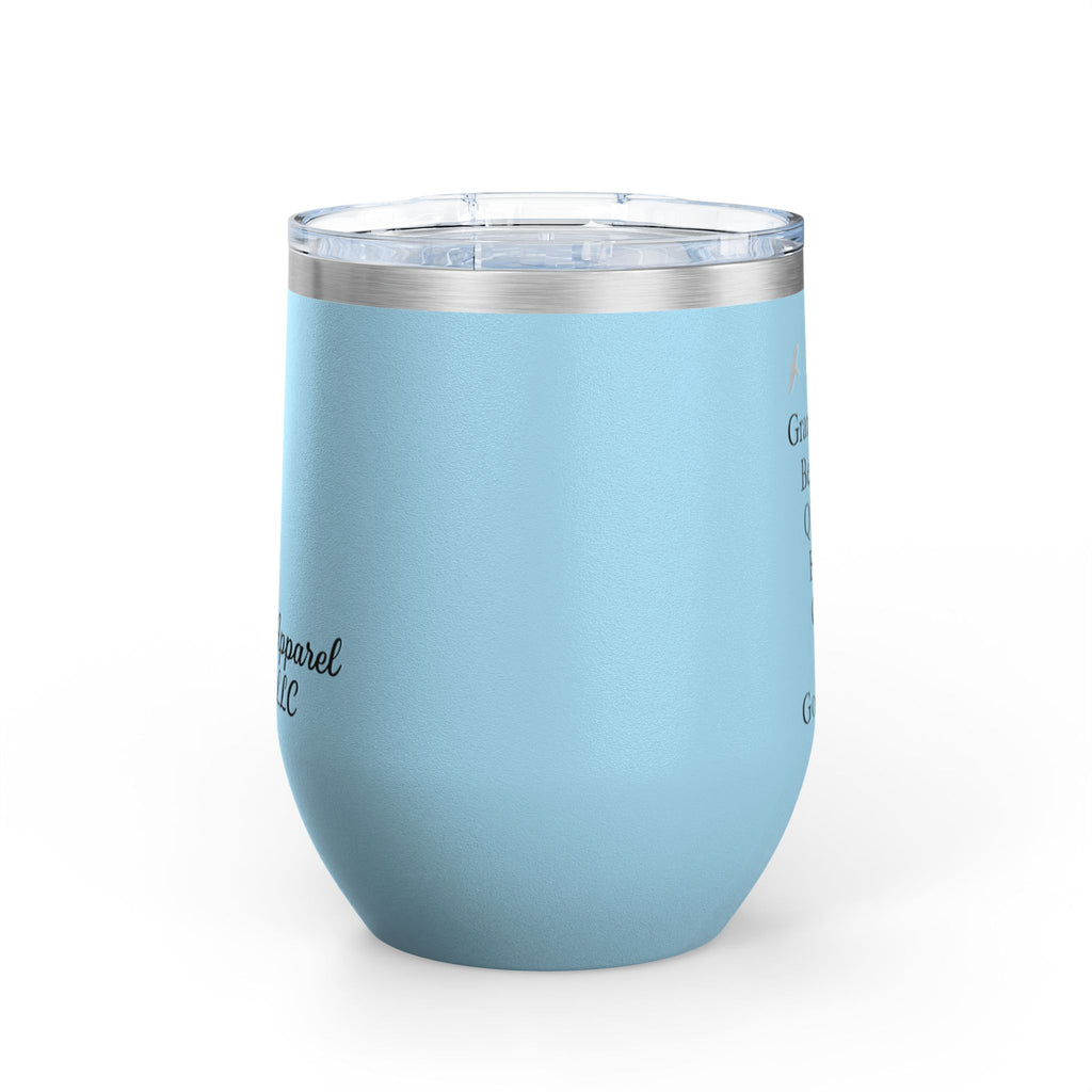 Elegant Insulated Wine Tumbler, Grand Rising Quotes, Gift for Her, Birthday, Bridal Shower, Relaxation, Outdoor Events