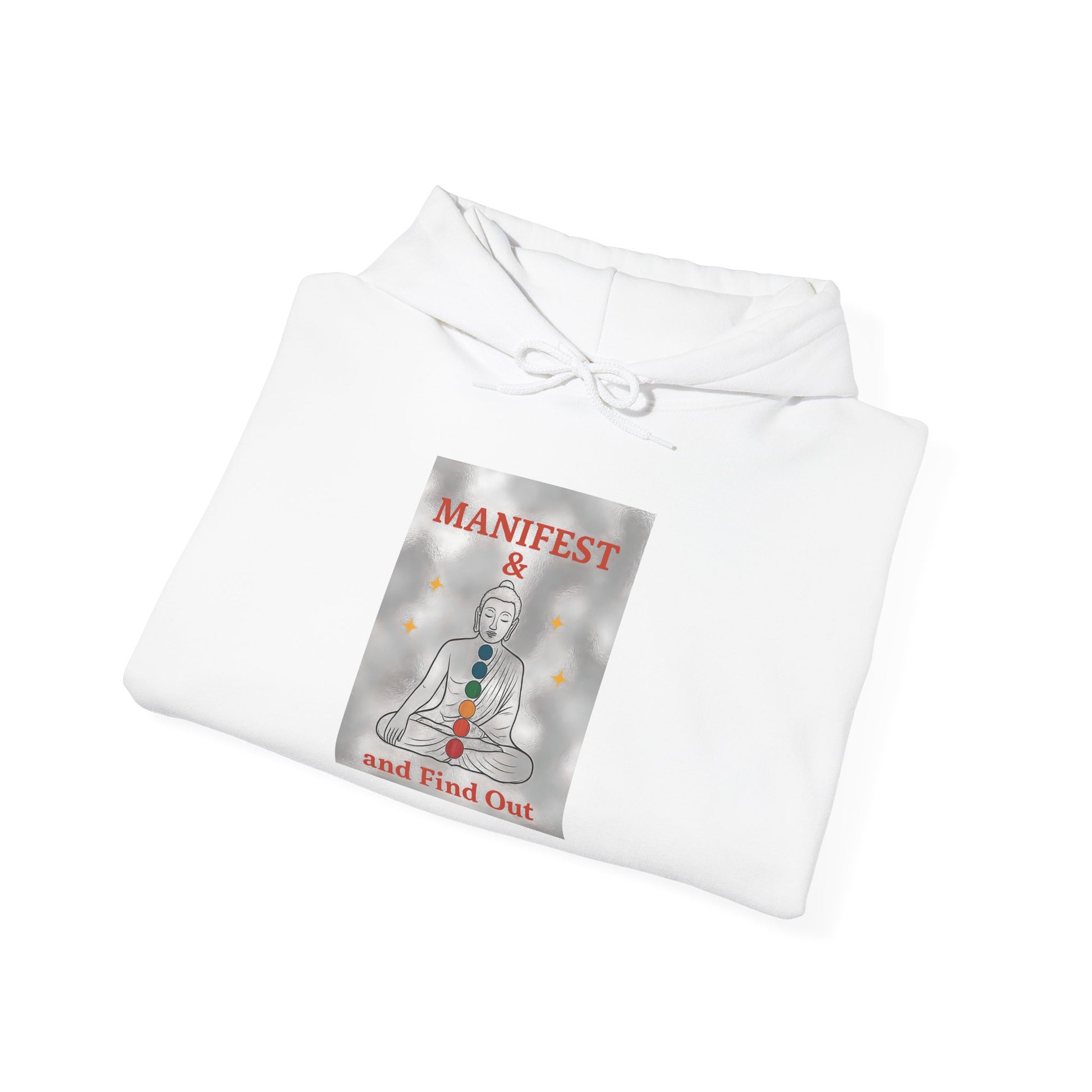 Manifest Your Dreams Hooded Sweatshirt, Cozy Unisex Sweatshirt, Inspirational Gift, Meditation Apparel, Spiritual Hoodies, Fashion for All