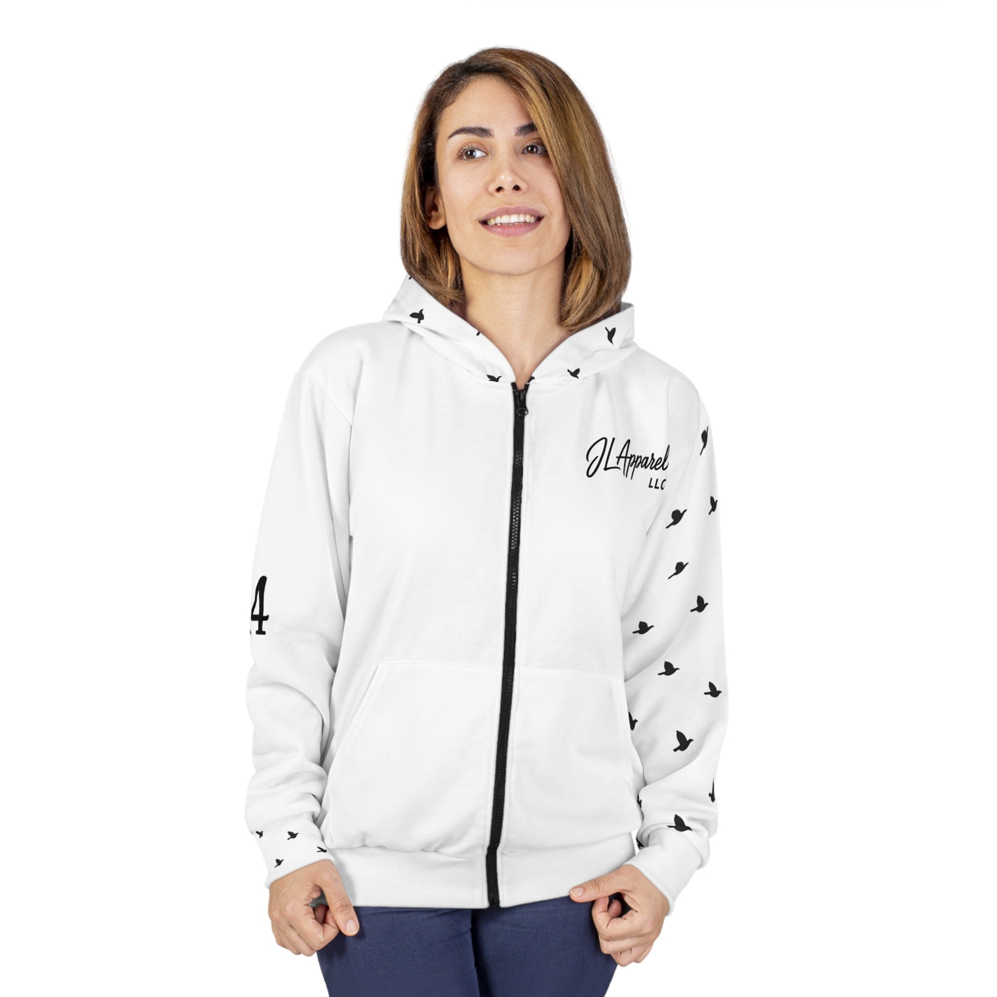 Bold Statement Zip Hoodie for Self-Expression, Unisex Jacket, Casual Wear, Gift for Friends, Inspirational Apparel