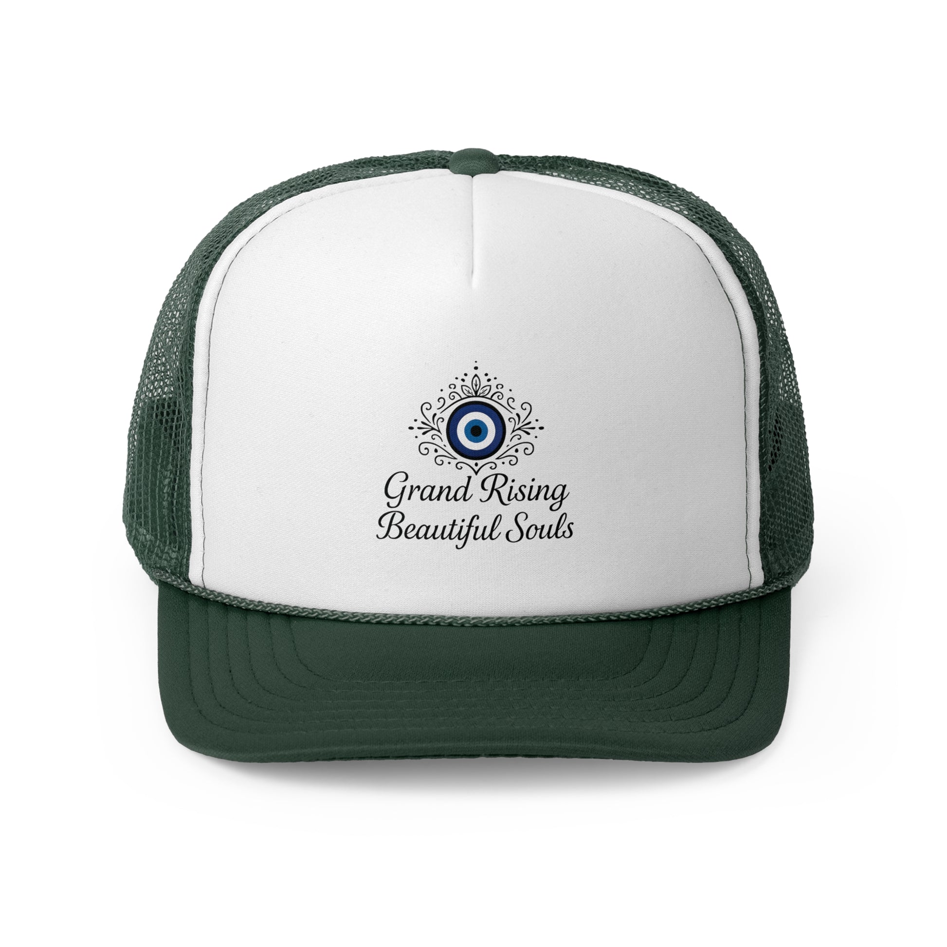 Grand Rising Beautiful Souls Trucker Cap, Inspirational Snapback Hat, Spiritual Gifts, Bohemian Style Cap, Unique Outdoors Headwear