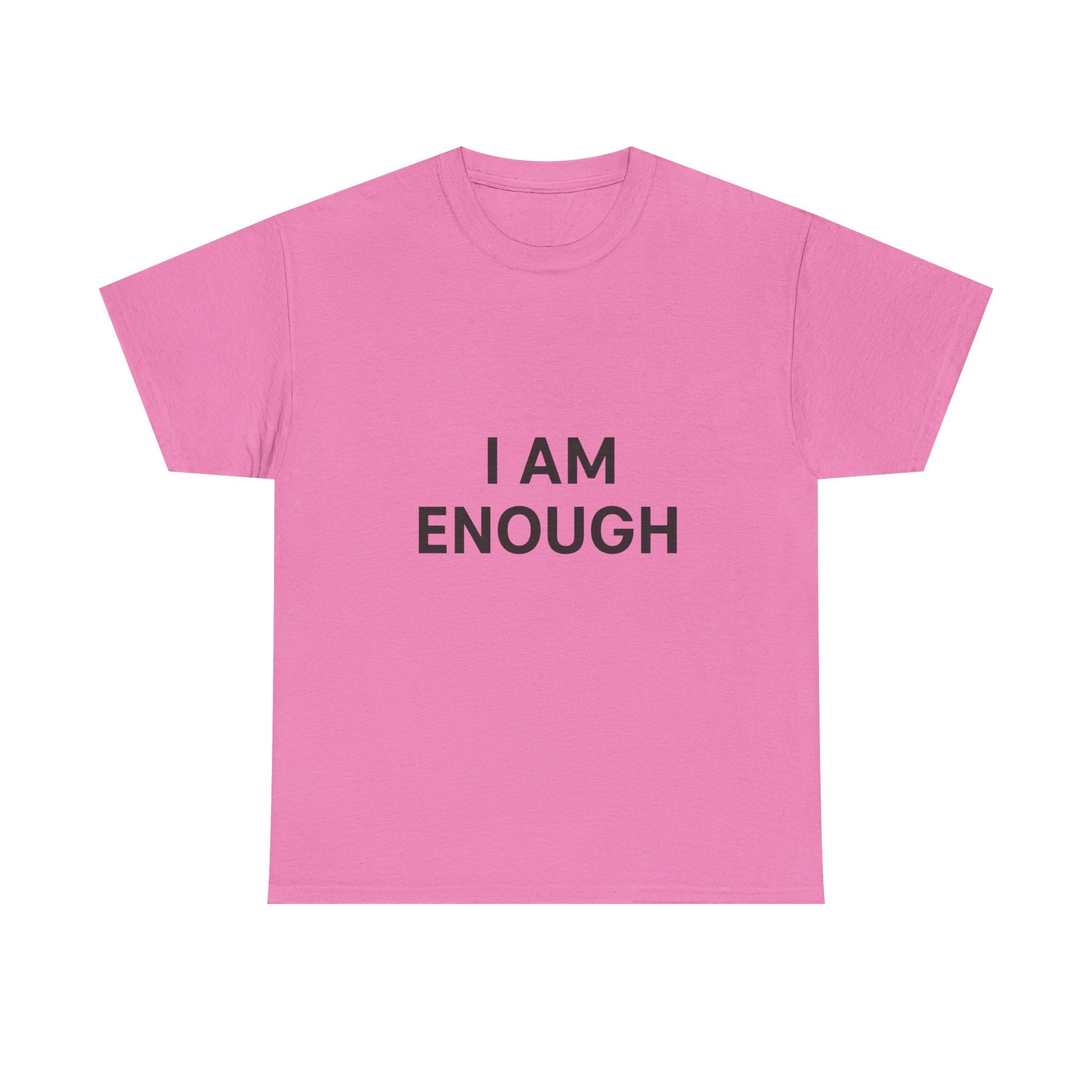 Empowering Unisex Heavy Cotton Tee - I Am Enough, Affirmation Shirt, Motivational T-Shirt, Gift for Self-Love, Casual Everyday Tee