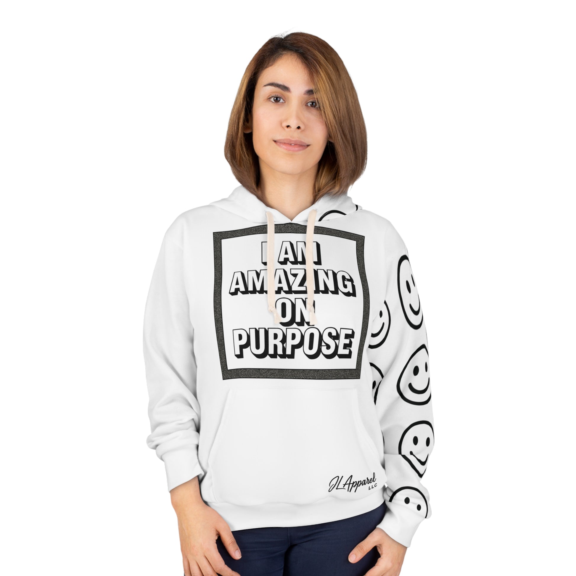 Inspirational Unisex Hoodie, Positive Vibes Sweatshirt, Motivational Fashion, Gift for Friends, Happy Attitude Fashion