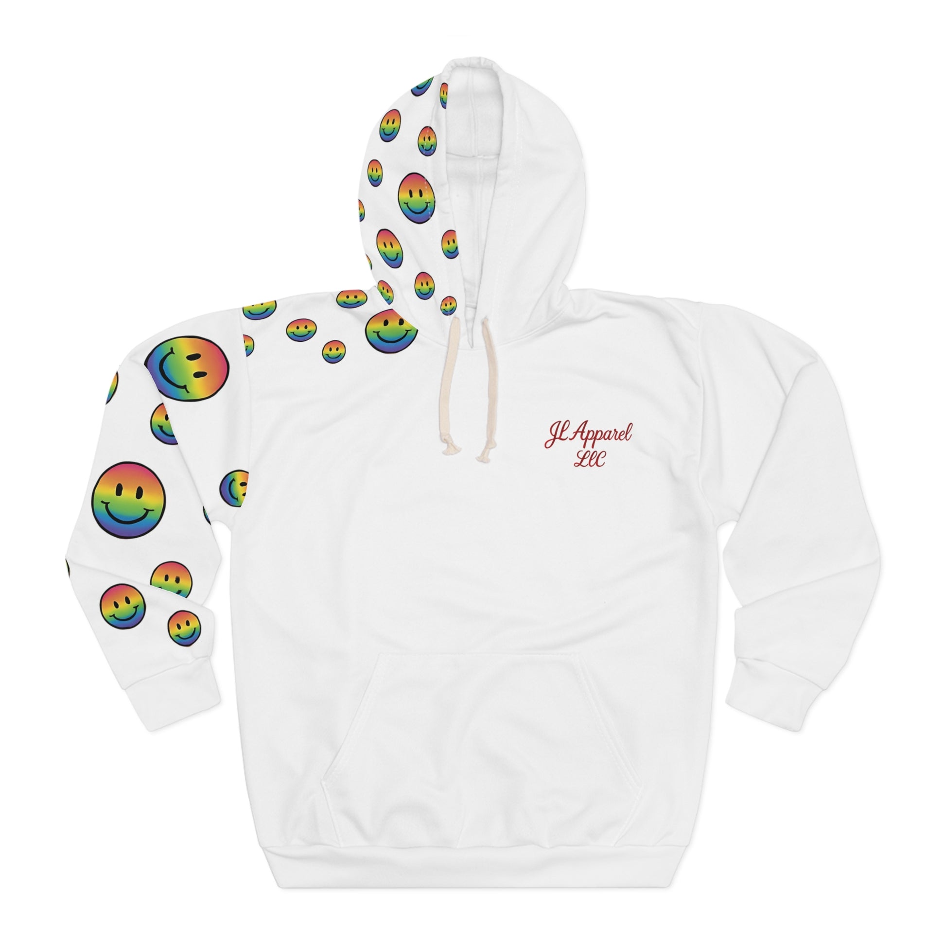 Positive Vibes Unisex Pullover Hoodie, Happy Hooded Sweatshirt, Gift for Friends, Fun Fashion, Everyday Comfort