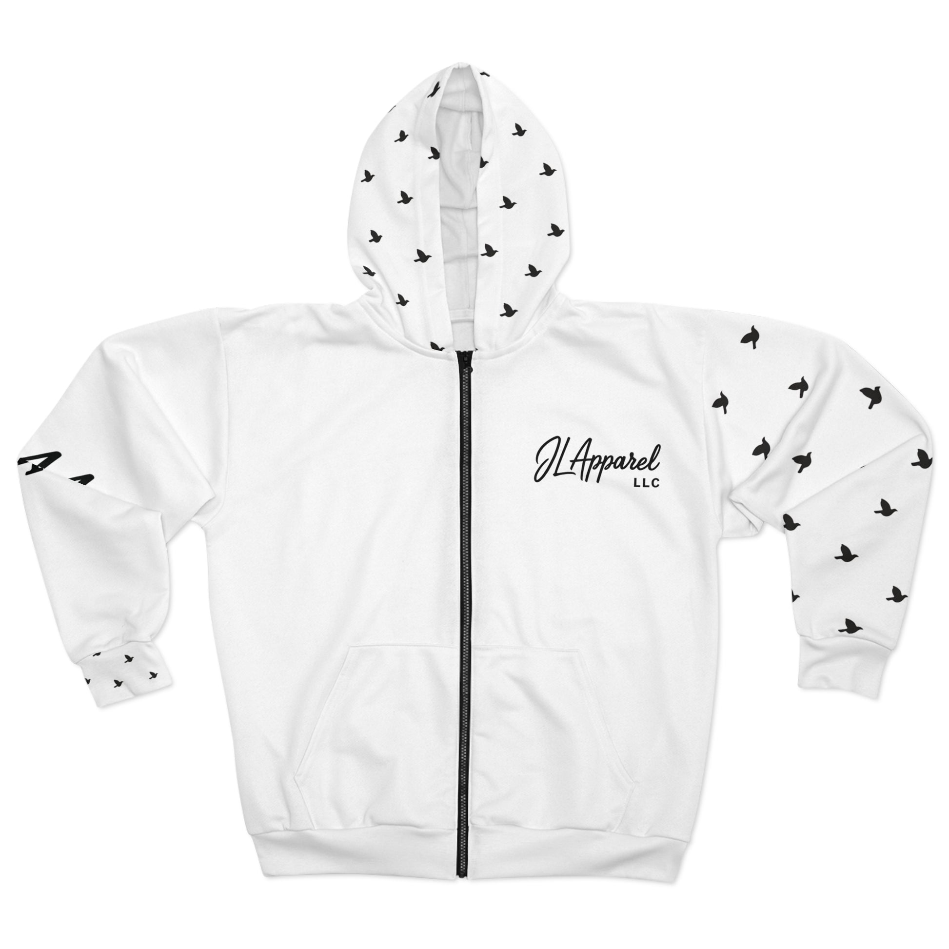 Bold Statement Zip Hoodie for Self-Expression, Unisex Jacket, Casual Wear, Gift for Friends, Inspirational Apparel