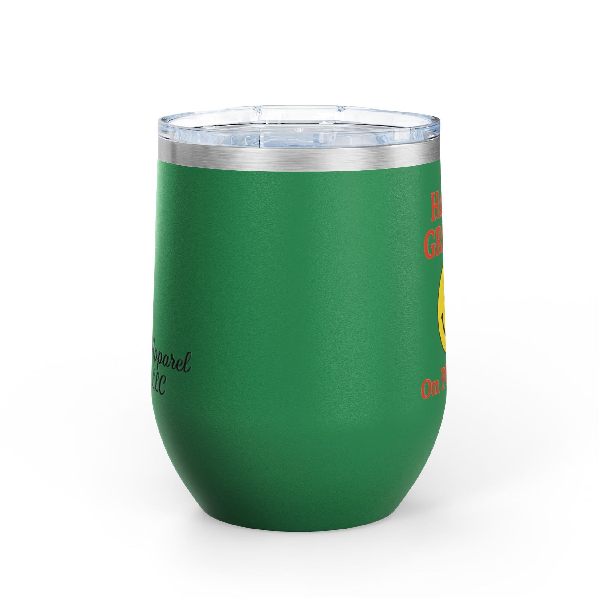 Motivational Wine Tumbler - Have a GREAT Day On PURPOSE, Gifts for Wine Lovers, Positive Quote Tumbler, Cheers to Life, 12oz Insulated Cup