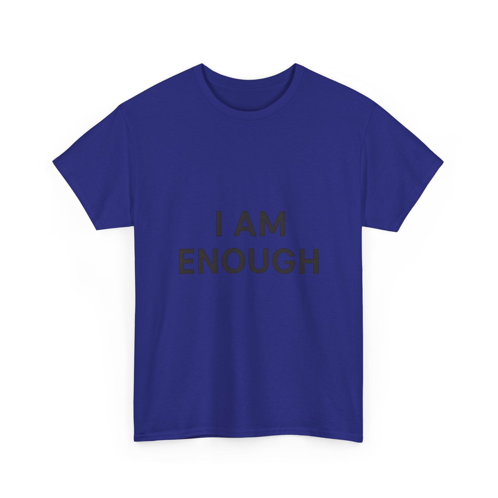 Empowering Unisex Heavy Cotton Tee - I Am Enough, Affirmation Shirt, Motivational T-Shirt, Gift for Self-Love, Casual Everyday Tee