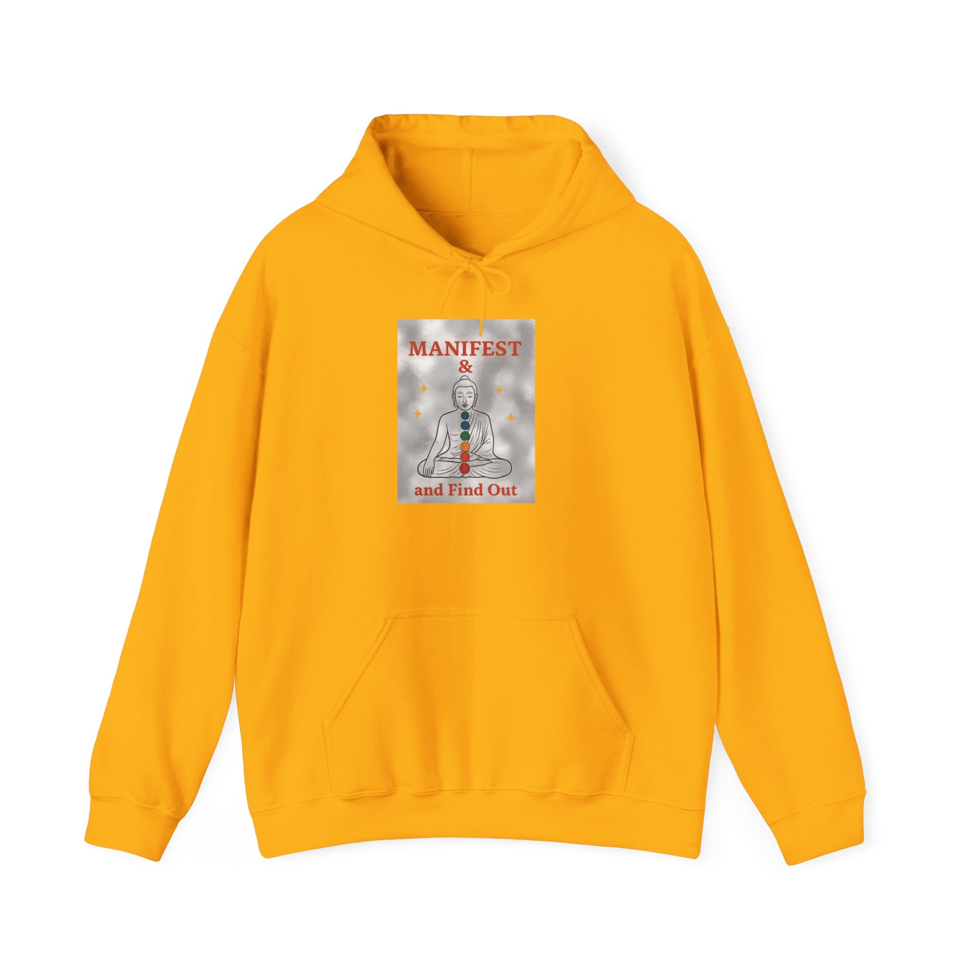 Manifest Your Dreams Hooded Sweatshirt, Cozy Unisex Sweatshirt, Inspirational Gift, Meditation Apparel, Spiritual Hoodies, Fashion for All