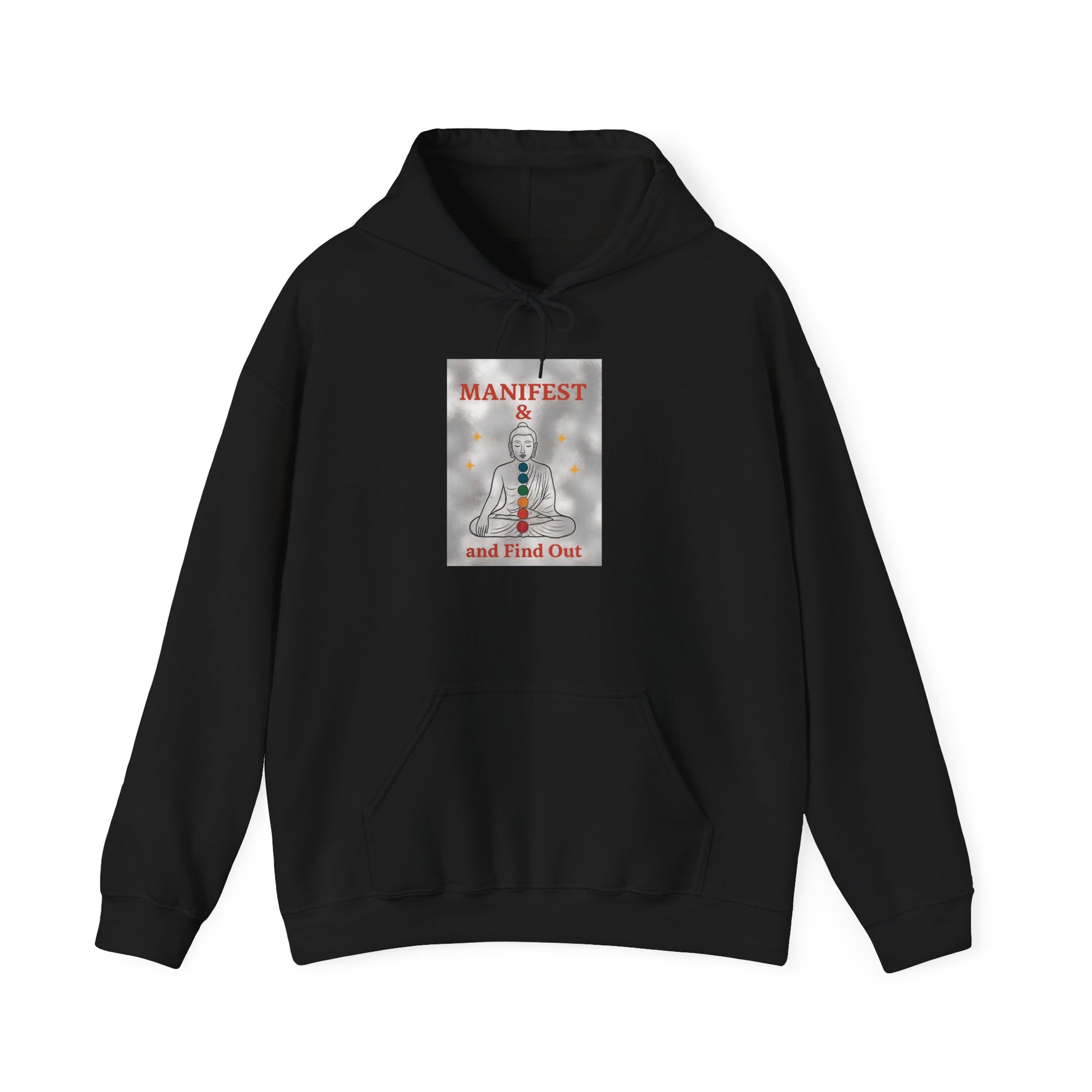Manifest Your Dreams Hooded Sweatshirt, Cozy Unisex Sweatshirt, Inspirational Gift, Meditation Apparel, Spiritual Hoodies, Fashion for All