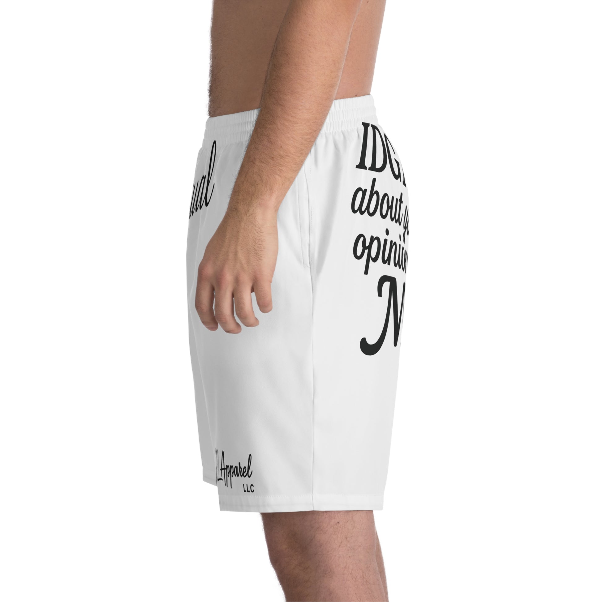 Men's Casual Beach Shorts - Spiritual or IDGAF Design, Summer Swimwear, Vacation Outfits, Beachwear Essentials, Unique Shorts