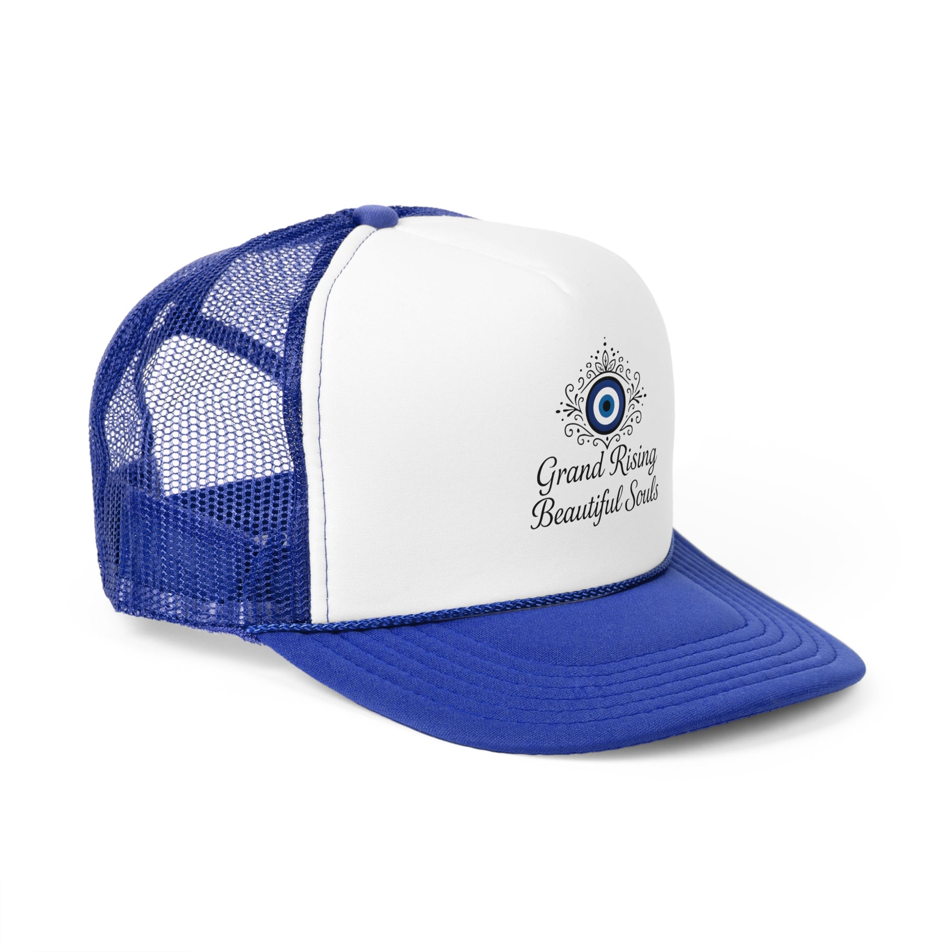 Grand Rising Beautiful Souls Trucker Cap, Inspirational Snapback Hat, Spiritual Gifts, Bohemian Style Cap, Unique Outdoors Headwear
