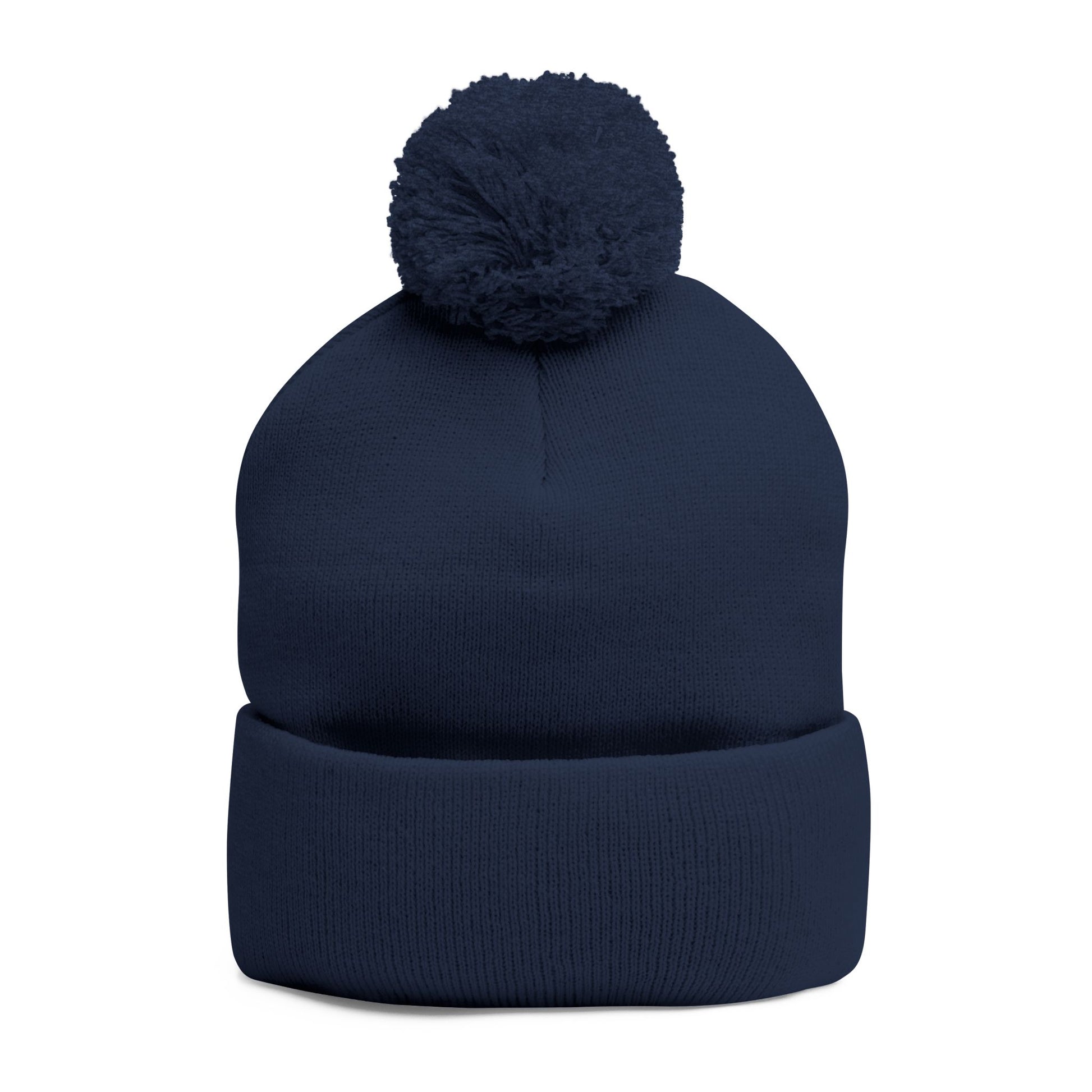 Cozy Pom-Pom Knit Cap - It's Not That Serious, Funny Winter Hat, Embroidered Beanie, Gift for Friends, Casual Style