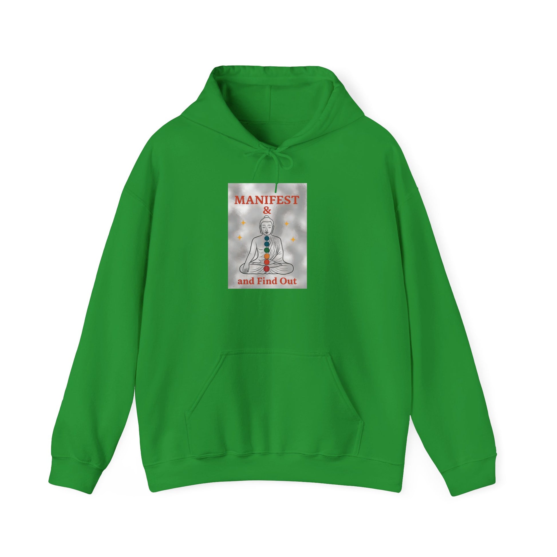 Manifest Your Dreams Hooded Sweatshirt, Cozy Unisex Sweatshirt, Inspirational Gift, Meditation Apparel, Spiritual Hoodies, Fashion for All