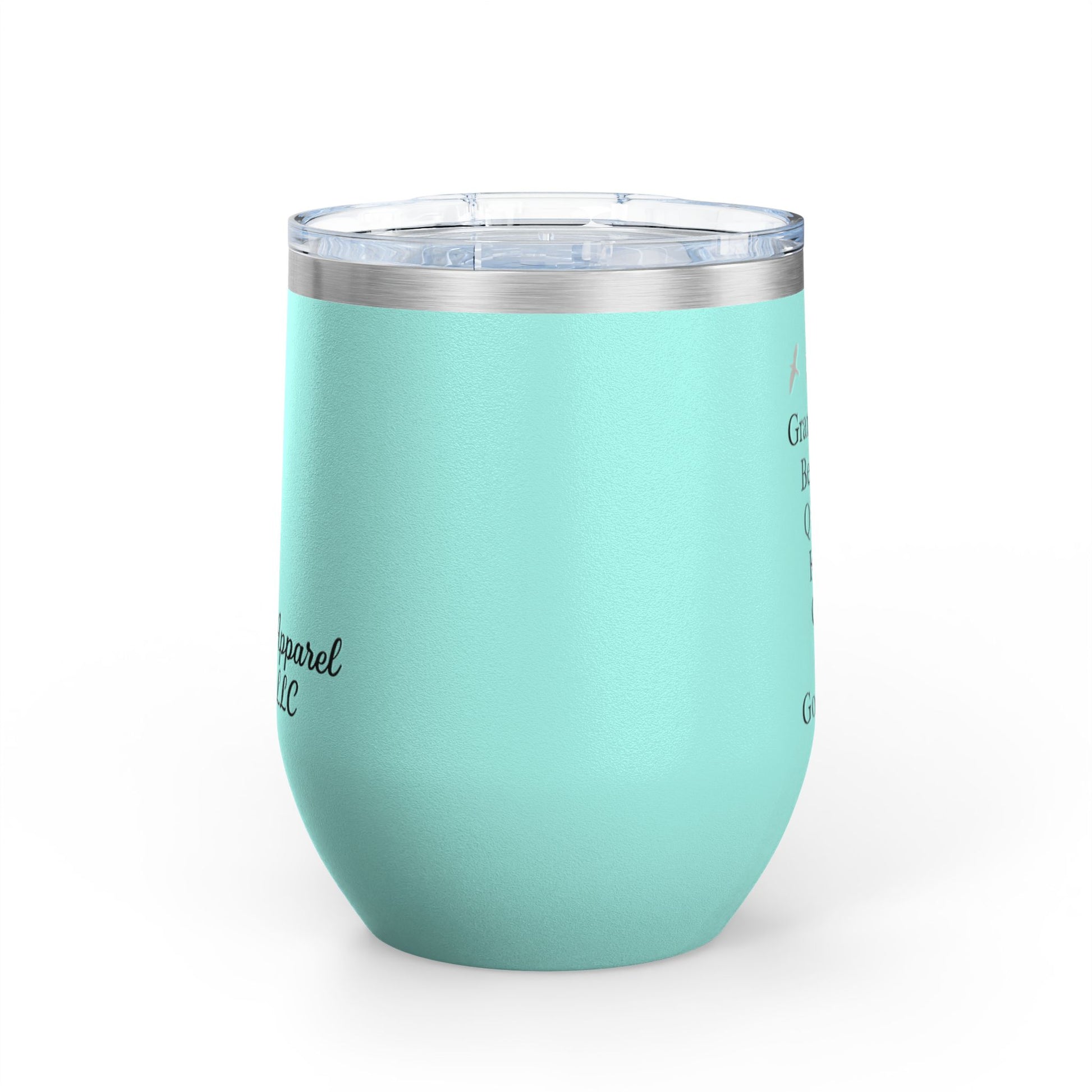 Elegant Insulated Wine Tumbler, Grand Rising Quotes, Gift for Her, Birthday, Bridal Shower, Relaxation, Outdoor Events