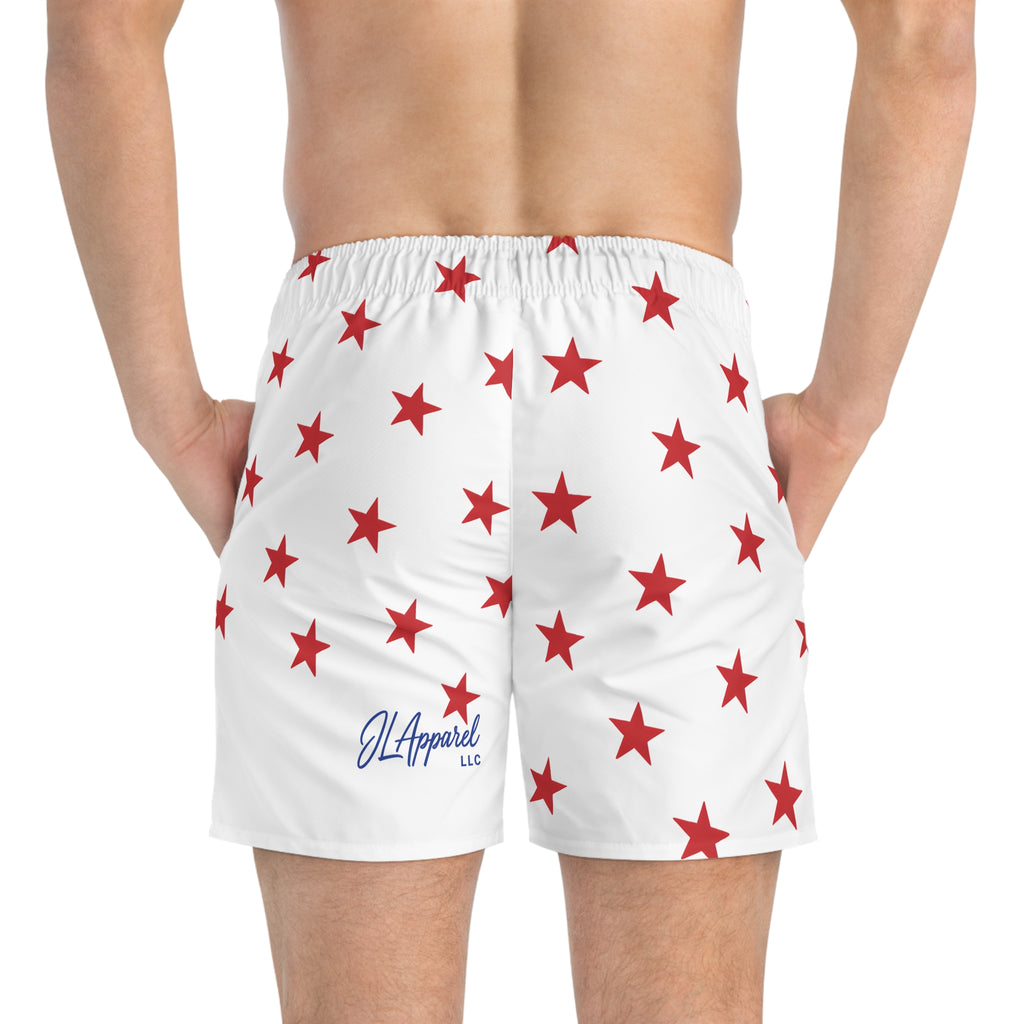 Stars & Stripes Swim Trunks - Fun Beachwear, Summer Pool Party Essential, Vacation Swim Shorts, Nautical Holiday Outfit, Kids & Adults [...]