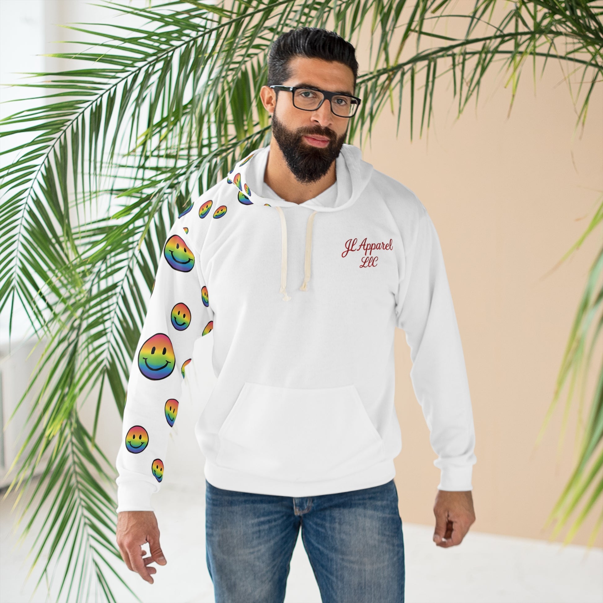 Positive Vibes Unisex Pullover Hoodie, Happy Hooded Sweatshirt, Gift for Friends, Fun Fashion, Everyday Comfort
